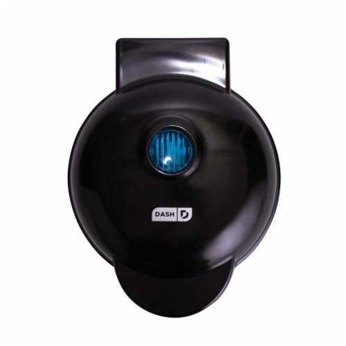 Dash Mini Maker Waffle Iron - Black Perspective: front