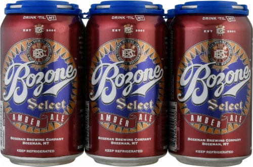 Bozeman Brewing Company Bozone Select Amber Ale Perspective: front