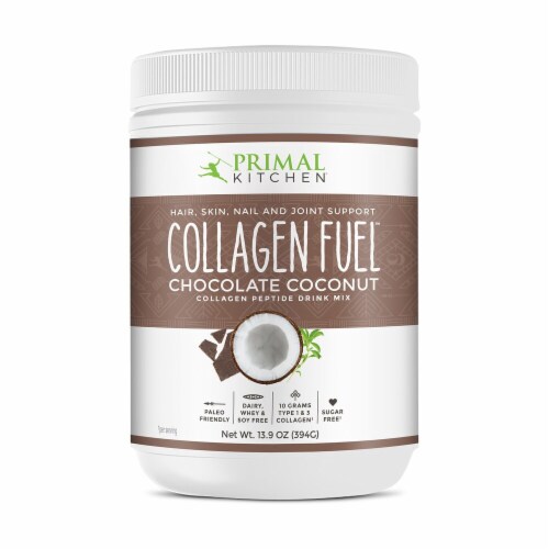 Primal Kitchen Coconut Chocolate Collagen Fuel Peptide Drink Mix Perspective: front