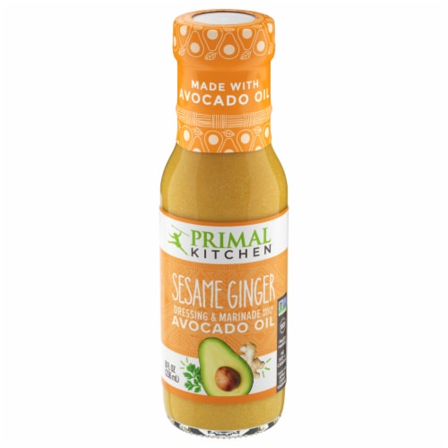 Primal Kitchen Sesame Ginger Vinaigrette & Marinade Perspective: front