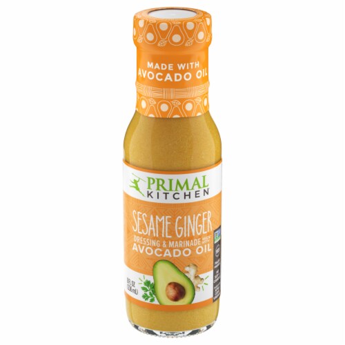 Primal Kitchen Sesame Ginger Vinaigrette & Marinade Perspective: front