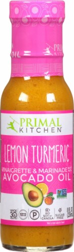 Primal Kitchen Avocado Oil Lemon Turmeric Vinaigrette Perspective: front