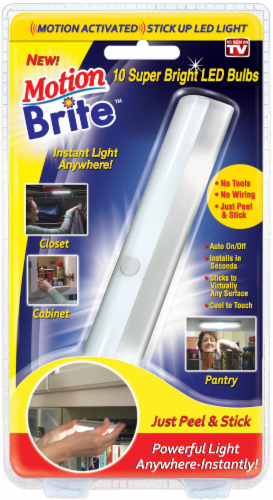 Transportere Envision ved siden af Motion Brite Motion Activated Stick Up LED Light - White, 1 ct - Fred Meyer