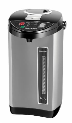 Chefman Stainless Steel Electric Hot Water Pot with Safety Lock