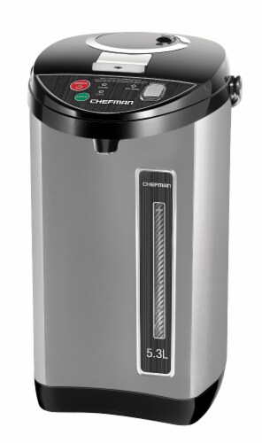 Chefman Stainless Steel Electric Hot Water Pot with Safety Lock, 5.3 L -  Harris Teeter