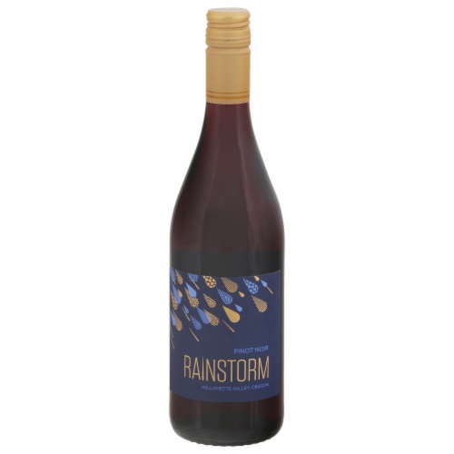 Rainstorm Pinot Noir Red Wine Perspective: front