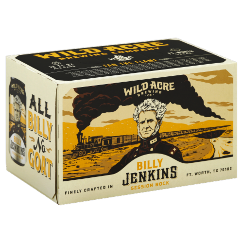Wild Acre Brewing Co. Billy Jenkins Session Bock Perspective: front