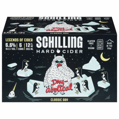 Schilling London Dry Traditional Craft Cider Perspective: front