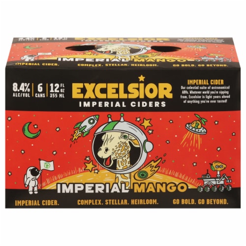 Schilling Excelsior Mango Imperial Hard Cider Perspective: front