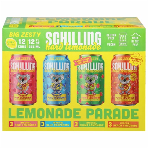 Schilling Hard Lemonade Variety Pack Perspective: front