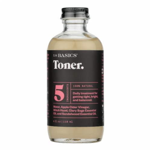 S.W. BASICS Apple Cider Vinegar and Witch Hazel Toner Perspective: front