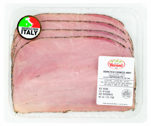 Veroni Italy Roasted Cooked Ham Perspective: front