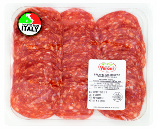 Veroni Italy® Hot & Spicy Salame Calabrese Perspective: front