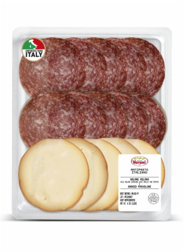 Veroni Italy Salame Milano & Smoked Provolone Cheese Perspective: front