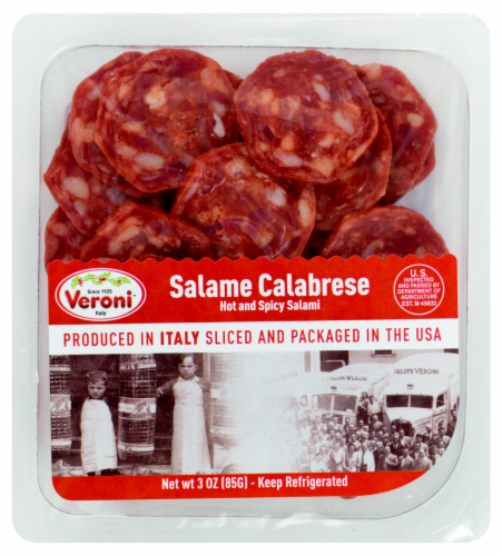 Veroni Italy Hot & Spicy Salame Calabrese Perspective: front
