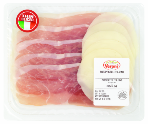 Veroni Italy Proscuitto Italiano & Provolone Cheese Perspective: front