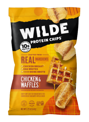 Wilde Chicken & Waffles Chicken Breast Chips Perspective: front