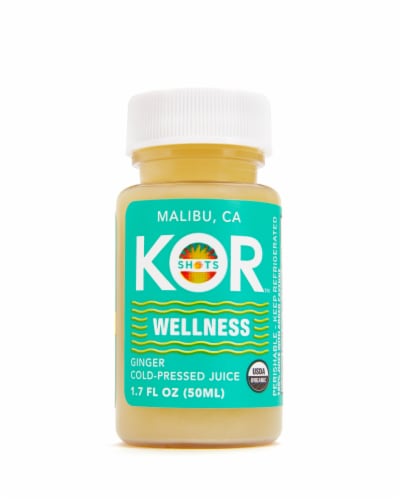 Kor Organic Ginger Shot Perspective: front