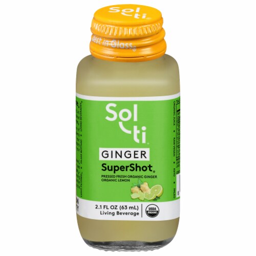 Sol-ti® Ginger SuperShot™ Herbal Supplement Perspective: front