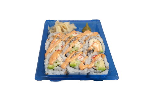 Inku Sushi Spicy California Roll Perspective: front