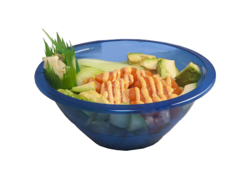 Inku Sushi Spicy Salmon Bowl Perspective: front