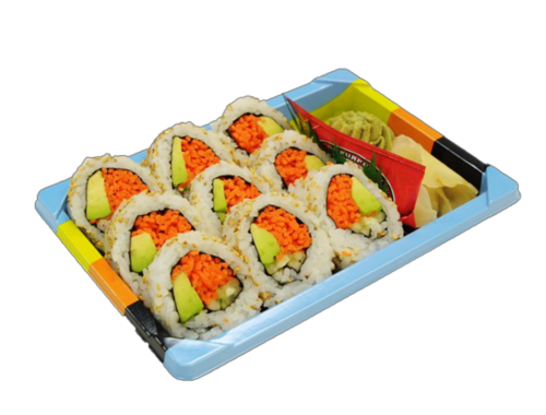 Inku Sushi Vegetable Roll Perspective: front