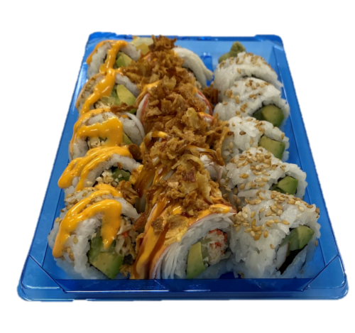 Inku Suchi Co California Sushi Roll Combo Perspective: front