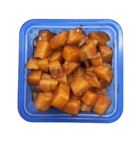 Inku Sushi Co Salmon Soy Poke Bowl Perspective: front