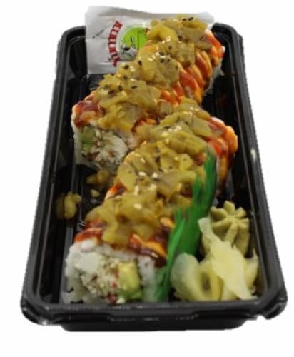 Inku Sushi Summer Hatch Chili Roll Perspective: front