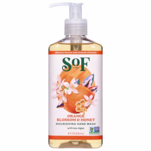 South of France Hand Wash Orange Blossom Honey Perspective: front