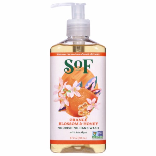 South of France Hand Wash Orange Blossom Honey Perspective: front