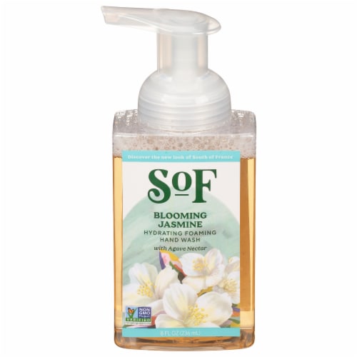 South of France Foaming Hand Wash Blooming Jasmine Perspective: front