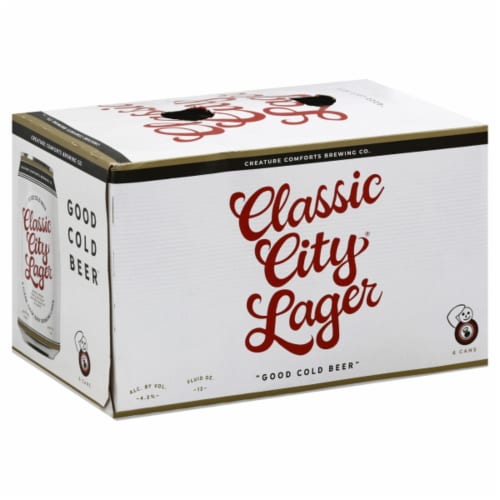 Creature Comforts® Classic City® "Good Cold Beer" Lager Perspective: front