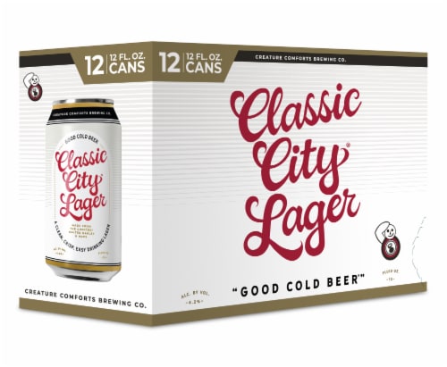 Creature Comforts Classic City® Lager Beer Perspective: front