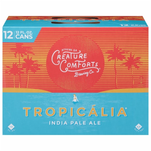 Creature Comforts® Tropicalia IPA Beer Perspective: front