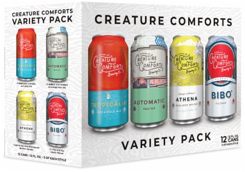 Creature Comforts® Craft Beer Variety Pack Perspective: front