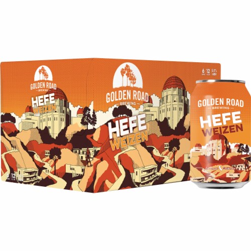 Golden Road Brewing Hefeweizen Perspective: front