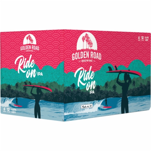 Golden Road Brewing Ride On IPA Perspective: front