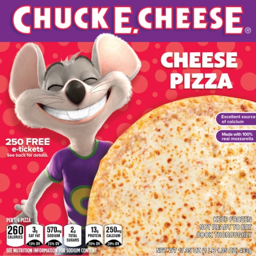 Chuck E. Cheese Cheese Frozen Pizza