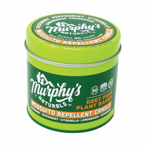 Murphys Naturals 7829948 9 oz Insect Repellent Candle for Mosquitoes & Other Flying Insects, Perspective: front
