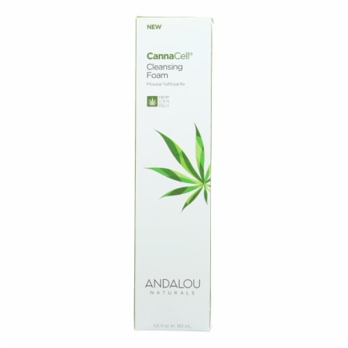 Andalou Naturals CannaCell Cleansing Foam Perspective: front