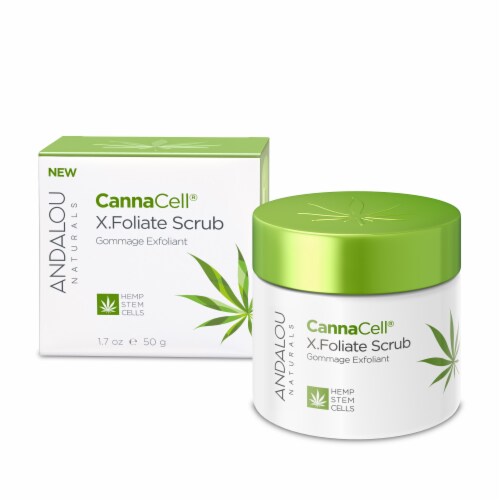 Andalou Naturals CannaCell X.Foliate Scrub Perspective: front