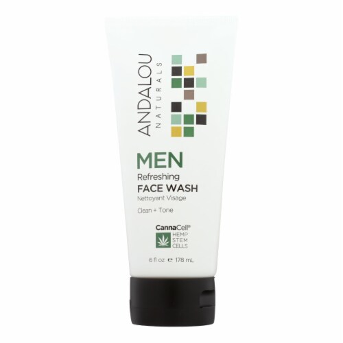 Andalou Naturals - Face Wash - Men's Refreshing - 6 fl oz. Perspective: front
