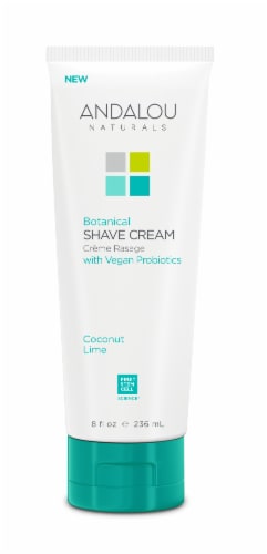 Andalou Naturals Coconut Lime Botanical Shave Cream Perspective: front