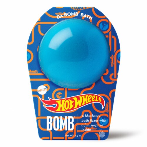Da Bomb® Hot Wheels™ Blue Bath Bomb Perspective: front