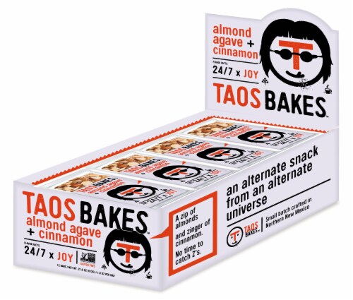 Taos Bakes™ Almond Agave & Cinnamon Bars Perspective: front