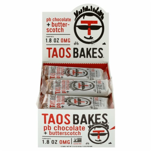 Taos Bakes™ Peanut Butter Chocolate & Butterscotch Bars Perspective: front