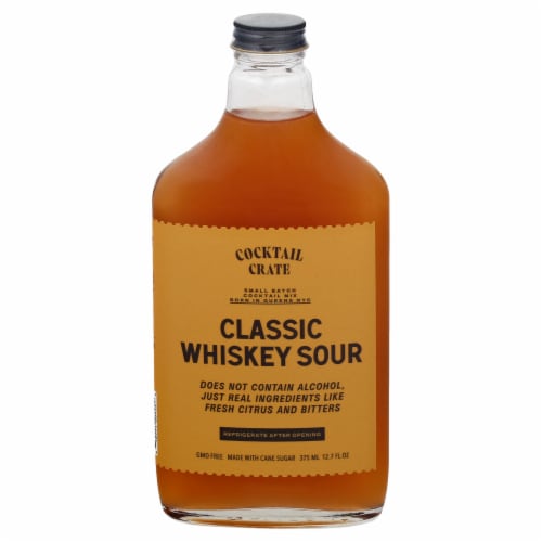 Cocktail Crate Classic Whiskey Sour Craft Cocktail Mixer Perspective: front