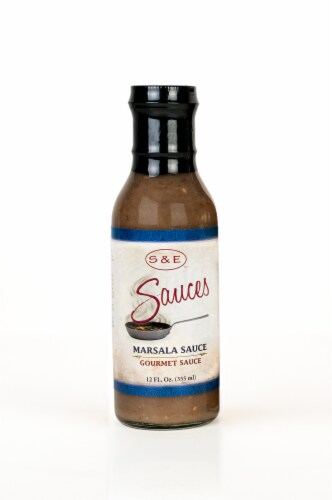 S & E Sauces Gourmet Marsalla Sauce Perspective: front