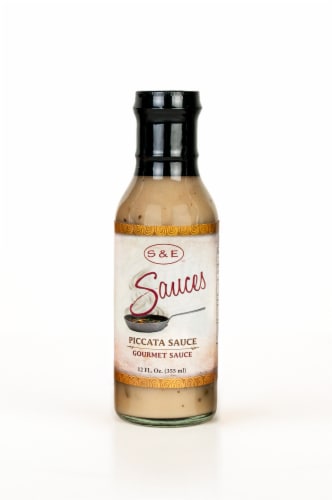 S & E Sauces Gourmet Piccata Sauce Perspective: front
